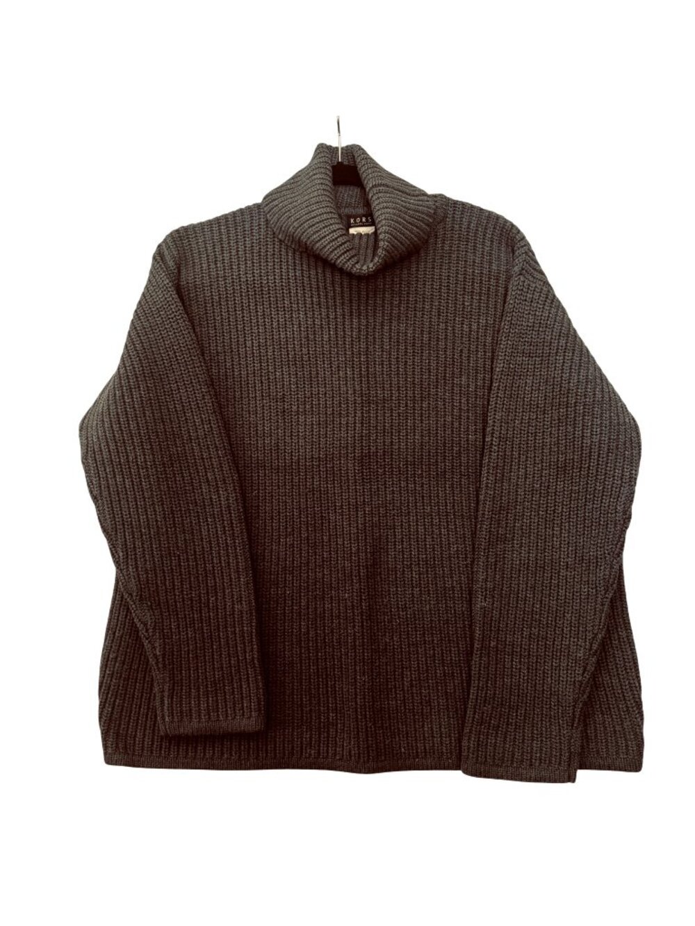 Vintage KORS Michael Kors Ribbed Turtleneck Wool Men's M Minimalist Fisherman